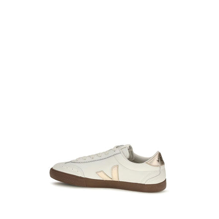Veja White Leather Low Top Sneakers