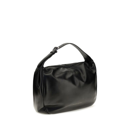 Brunello Cucinelli Black Leather Shoulder Bag