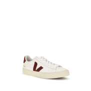 Veja White Leather Low Top Sneakers