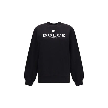 Dolce & Gabbana Black Cotton Sweatshirt