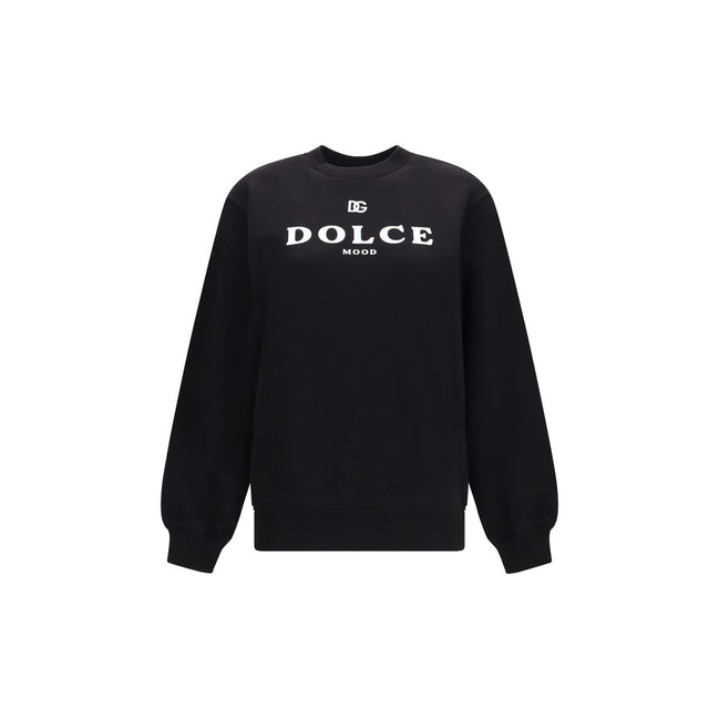 Dolce & Gabbana Black Cotton Sweatshirt
