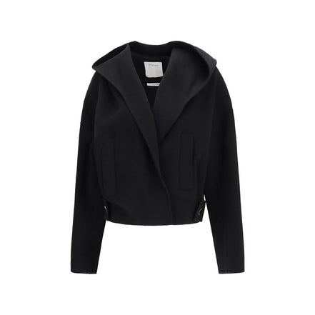Max Mara Black Wool Full-Length Jacket