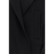 Max Mara Black Wool Full-Length Jacket