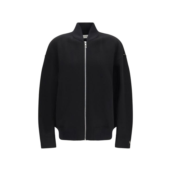 Max Mara Black Wool Full-Length Jacket