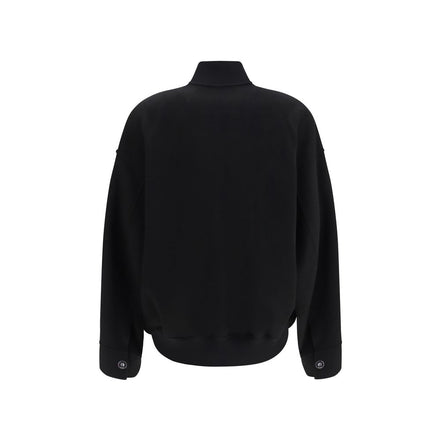 Max Mara Black Wool Full-Length Jacket