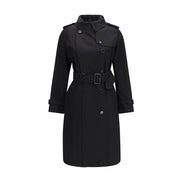 Burberry Black Cotton Coat