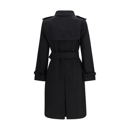 Burberry Black Cotton Coat