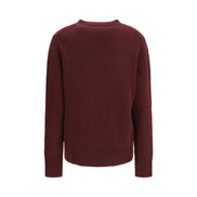 Burberry Bordeaux Wool Oves Aries Sweatshirt