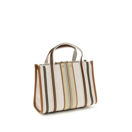 Chloé Beige Cotton Shoulder Bag
