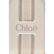 Chloé Beige Cotton Shoulder Bag