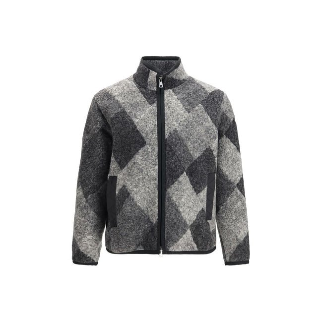 Moncler Gray Wool Sweatshirt