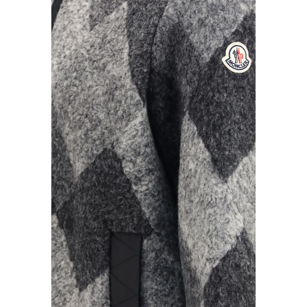 Moncler Gray Wool Sweatshirt