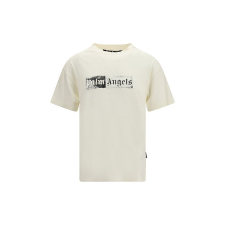 Palm Angels Beige Cotton T-Shirt