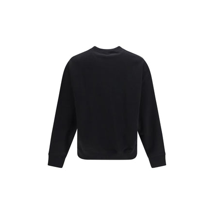 Palm Angels Black Cotton Sweatshirt