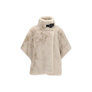 PINKO Beige Polyester Full-Length Jacket