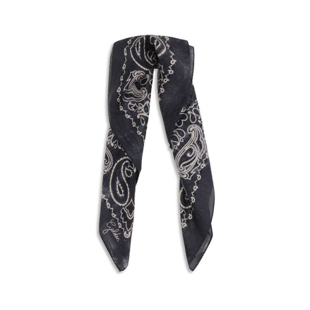 Golden Goose Gray Silk Scarf