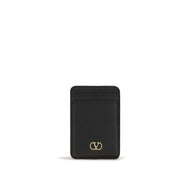 Valentino Garavani Black Calf Leather Wallet