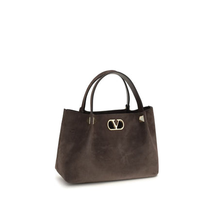 Valentino Garavani Brown Leather Shoulder Bag