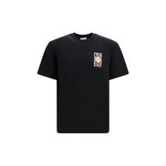 Casablanca Black Cotton T-Shirt