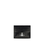 Vivienne Westwood Black Calf Leather Wallet