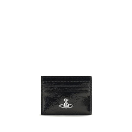 Vivienne Westwood Black Calf Leather Wallet