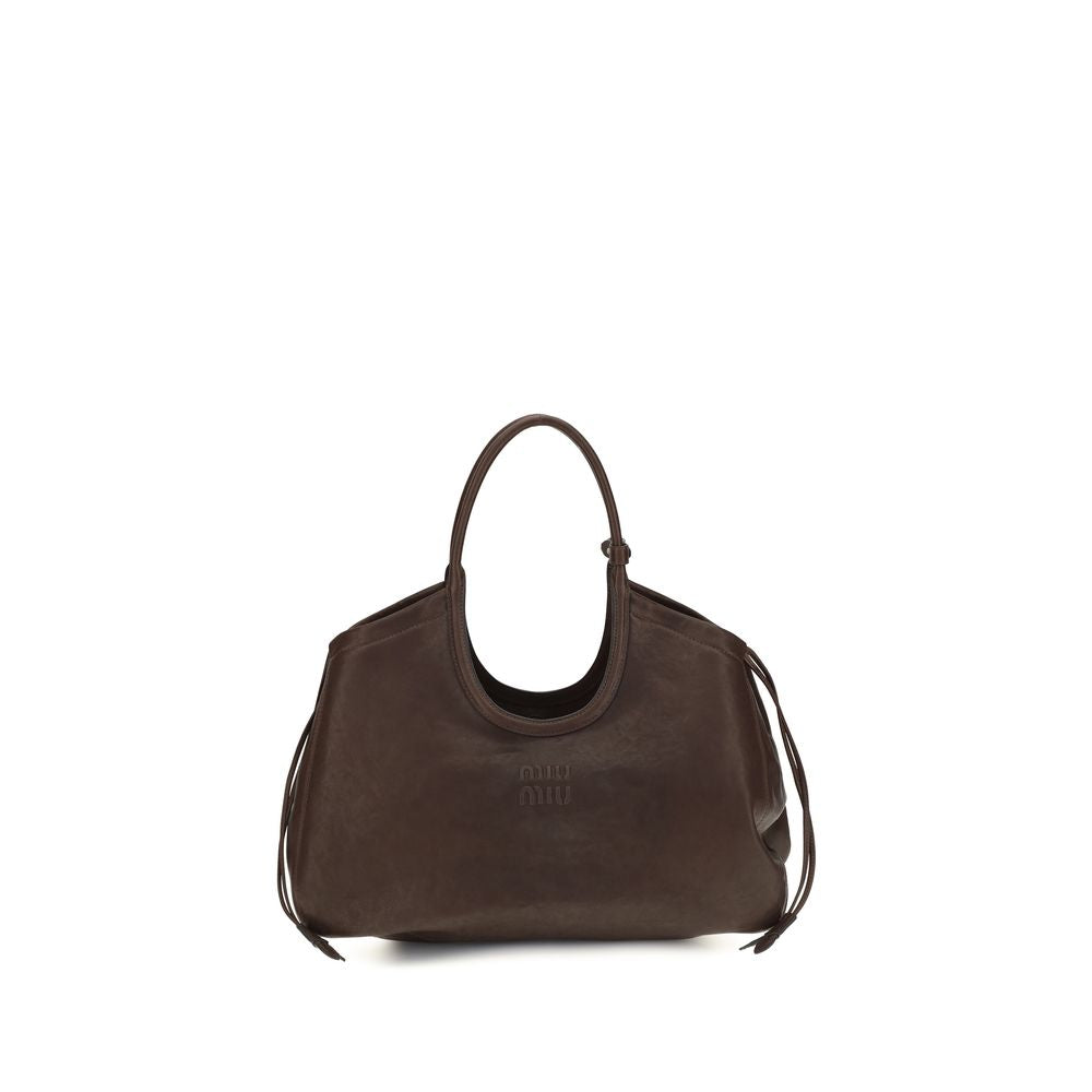 Miu Miu Brown Lamb Handbag