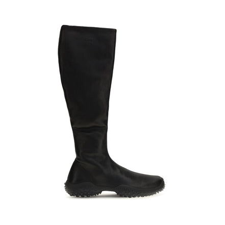 Miu Miu Black Lamb Ankle Boots