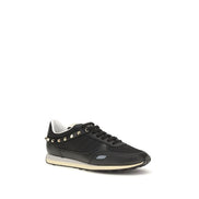 Valentino Garavani Black Leather Athletic Sneakers