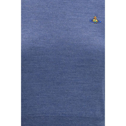 Vivienne Westwood Blue Wool Oves Aries Sweatshirt