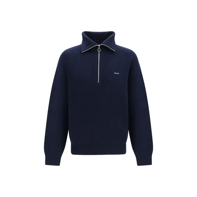 Prada Blue Wool Sweatshirt