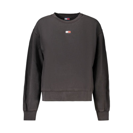 Tommy Hilfiger Black Cotton Women's Sweatshirt