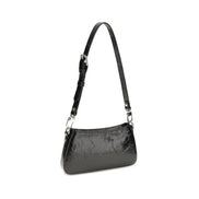 Vivienne Westwood Black Calf Leather Shoulder Bag