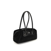 Vivienne Westwood Black Calf Leather Shoulder Bag
