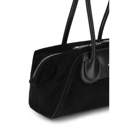 Vivienne Westwood Black Calf Leather Shoulder Bag