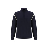 Maison Margiela Blue Wool Sweatshirt