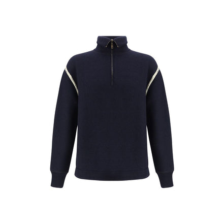 Maison Margiela Blue Wool Sweatshirt