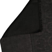 Dolce & Gabbana Black DG Logo Fringed Edge Lace Stole Scarf