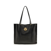 Versace Black Lambskin Shoulder Bag