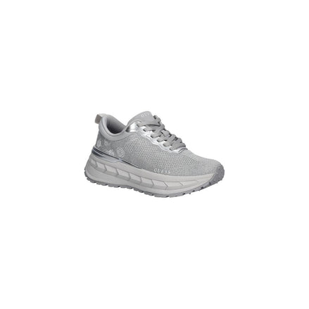 Guess Silver Polyester Chunky Sneakers