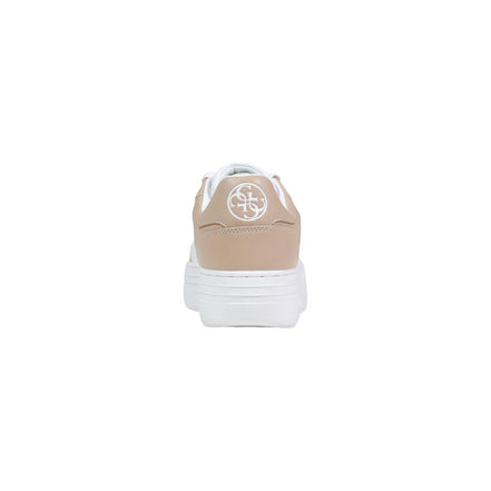 Guess Beige Polyethylene Low Top Sneakers