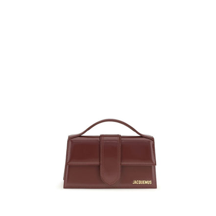 Jacquemus Bordeaux Calf Leather Shoulder Bag