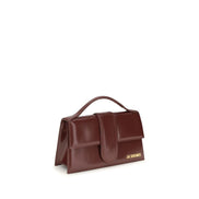 Jacquemus Bordeaux Calf Leather Shoulder Bag