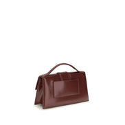 Jacquemus Bordeaux Calf Leather Shoulder Bag