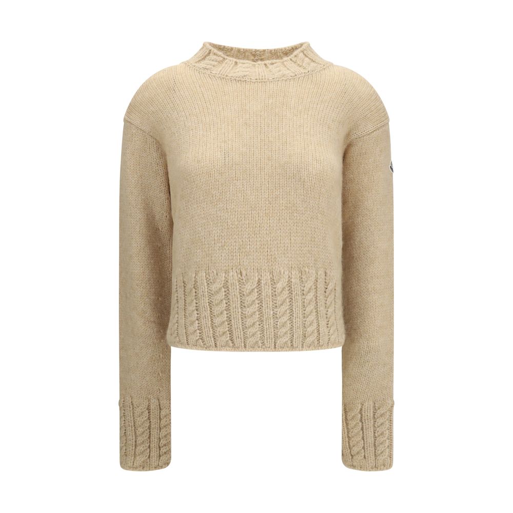 Moncler Beige Alpaca Sweatshirt