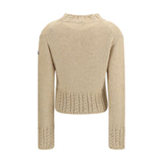 Moncler Beige Alpaca Sweatshirt