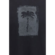 Palm Angels Black Cotton T-Shirt
