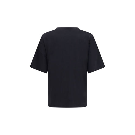 Palm Angels Black Cotton T-Shirt