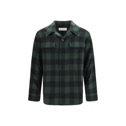 Ami Paris Bicolor Wool Full-Length Jacket