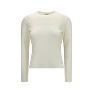 Max Mara White Wool Sweatshirt