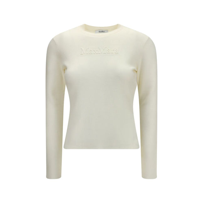 Max Mara White Wool Sweatshirt